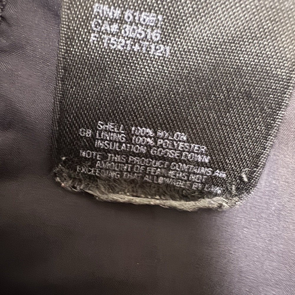North Face Nuptse Jacket Womens M 700 Goose Down Black Puffer A254 Vintage Y2K - Picture 11 of 15